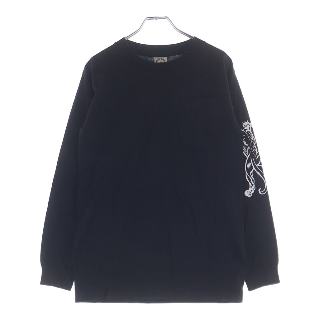 CHROME HEARTS(クロムハーツ) KYOSUKE HIMURO OLD L/S Tee 氷室京介ロゴプリント ロングスリーブTシャツ 長袖カットソー ロンT ブラック