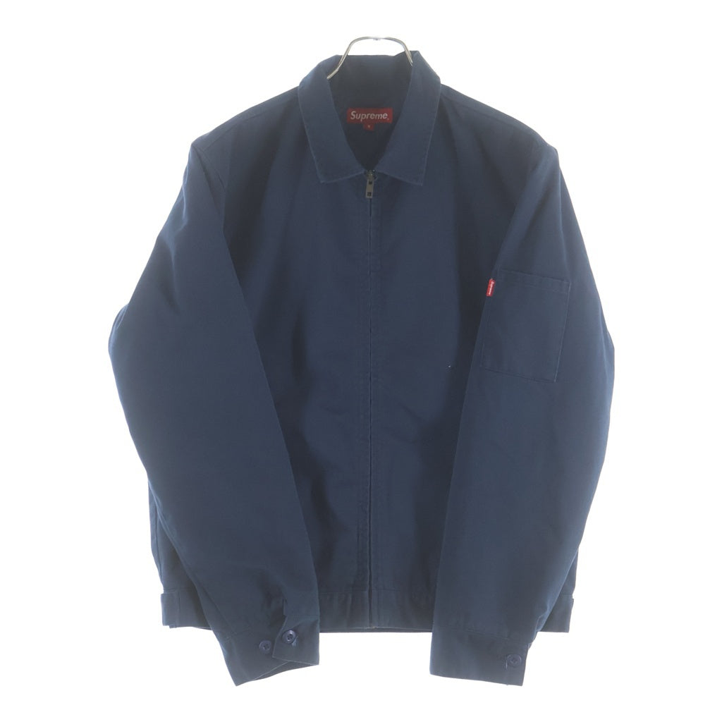 SUPREME(シュプリーム) 19AW Cop Car Embroidered Work Jacket 葵産業 コップカー 裏地キルティング ワークジャケット ネイビー