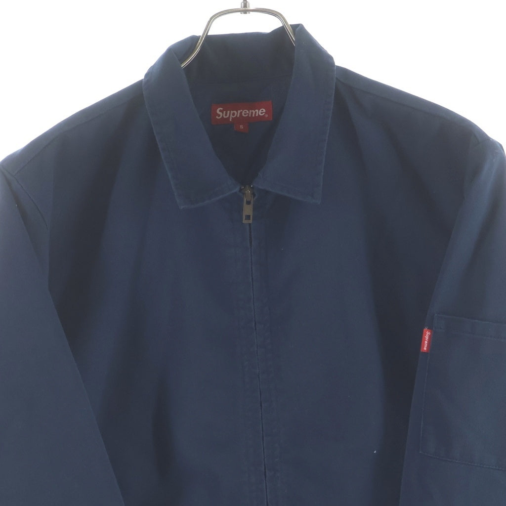 SUPREME(シュプリーム) 19AW Cop Car Embroidered Work Jacket 葵産業 コップカー 裏地キルティング ワークジャケット ネイビー