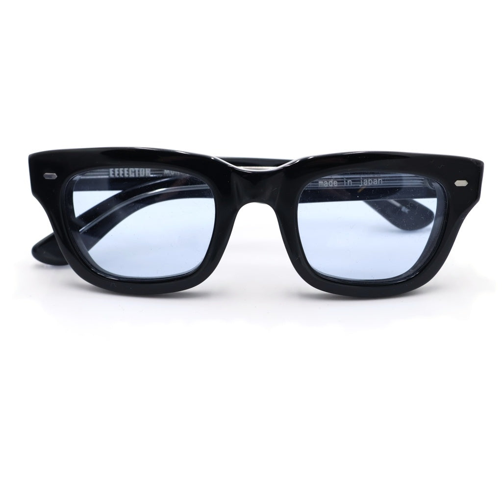 EFFECTOR(エフェクター) MUNAKATA ムナカタ スケルトンテンプル スクエアフレーム アイウェア 眼鏡 ブラック