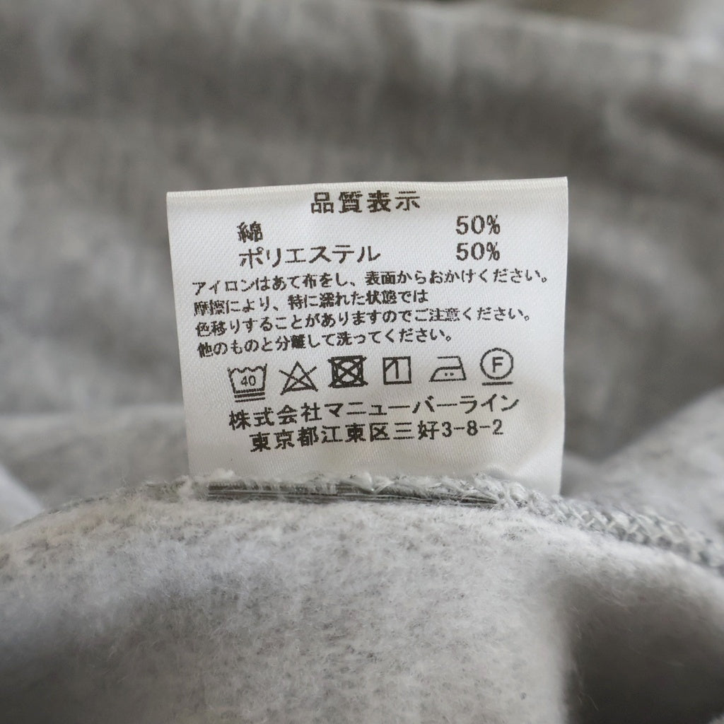 STANDARD CALIFORNIA(スタンダード カリフォルニア) × CLARK FOAM PULLOVER HOODIE クラークフォーム ロゴプリント プルオーバースウェットパーカー フーディ グレー