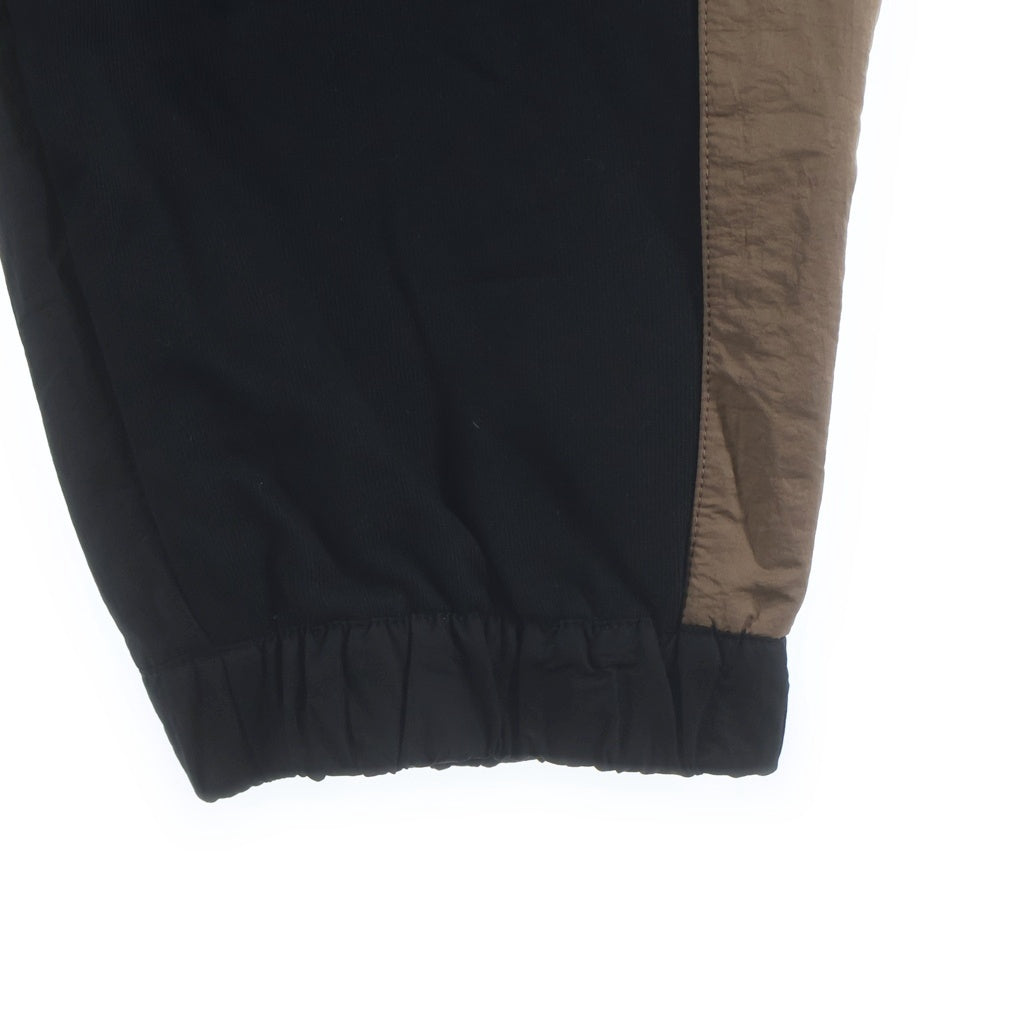 WIND AND SEA(ウィンダンシー) SWEAT TRUCK PANTS ロゴ刺繍 ナイロン トラックパンツ ブラックブラウン WDS-20A-PT-02