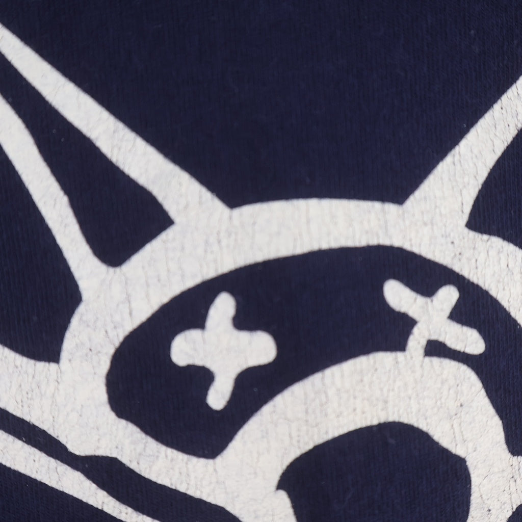 POWELL PERALTA(パウエルペラルタ) 90s RAT BONES TEE 黒タグ ラットボーンズ プリント クルーネック 半袖Tシャツ カットソー ネイビー
