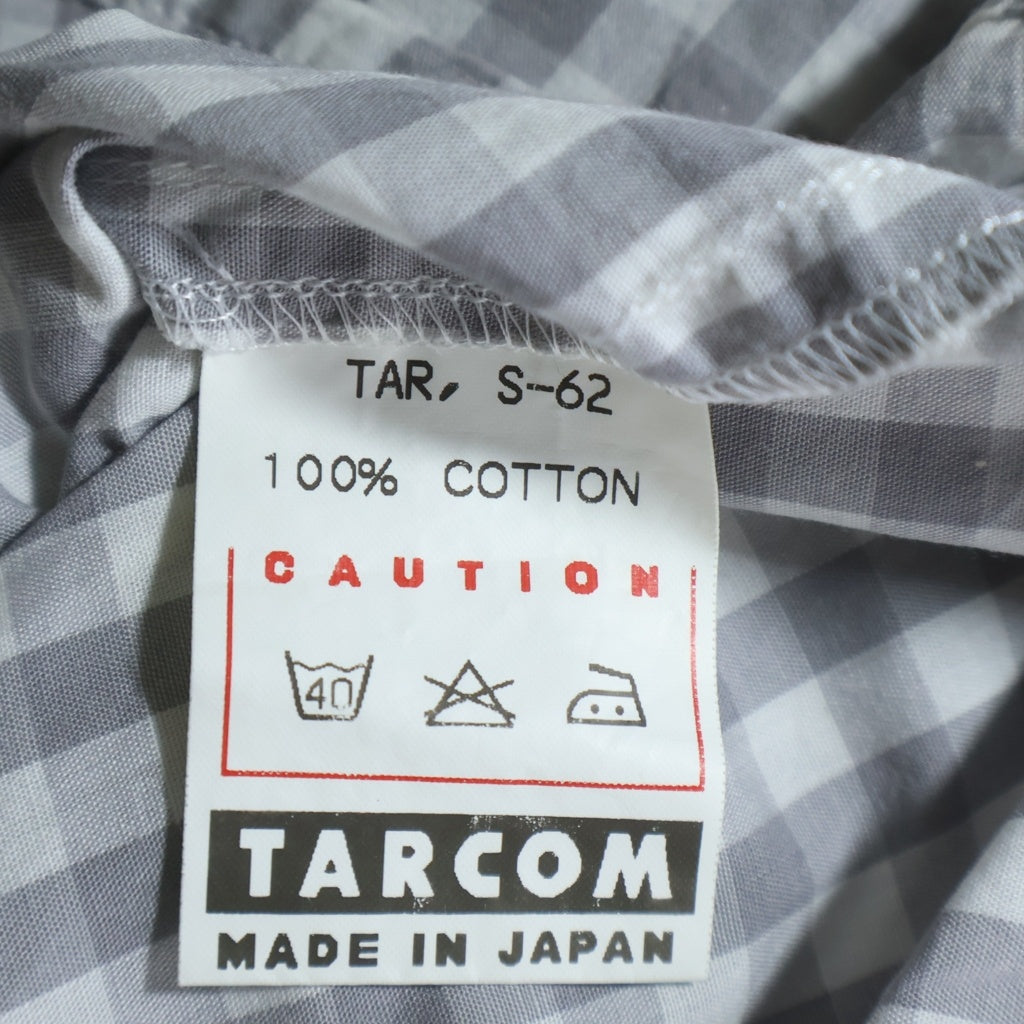 NO BRAND(ノーブランド) 【TAR トーキョーエアランナー】00s 15周年記念 スター 星柄 パッチワーク チェック柄 長袖シャツ グレー S-62