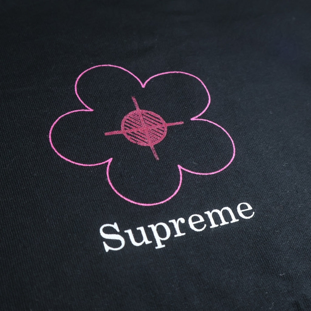 SUPREME(シュプリーム) 17SS Been Hit L/S Tee ビーンヒット フラワープリント クルーネック 長袖Tシャツ ブラック