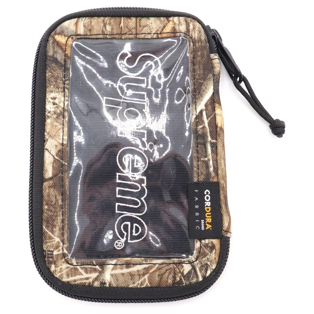 SUPREME(シュプリーム) 19AW Small Zip Pouch リアルツリー スモールジップ ポーチ ブラウン レディース