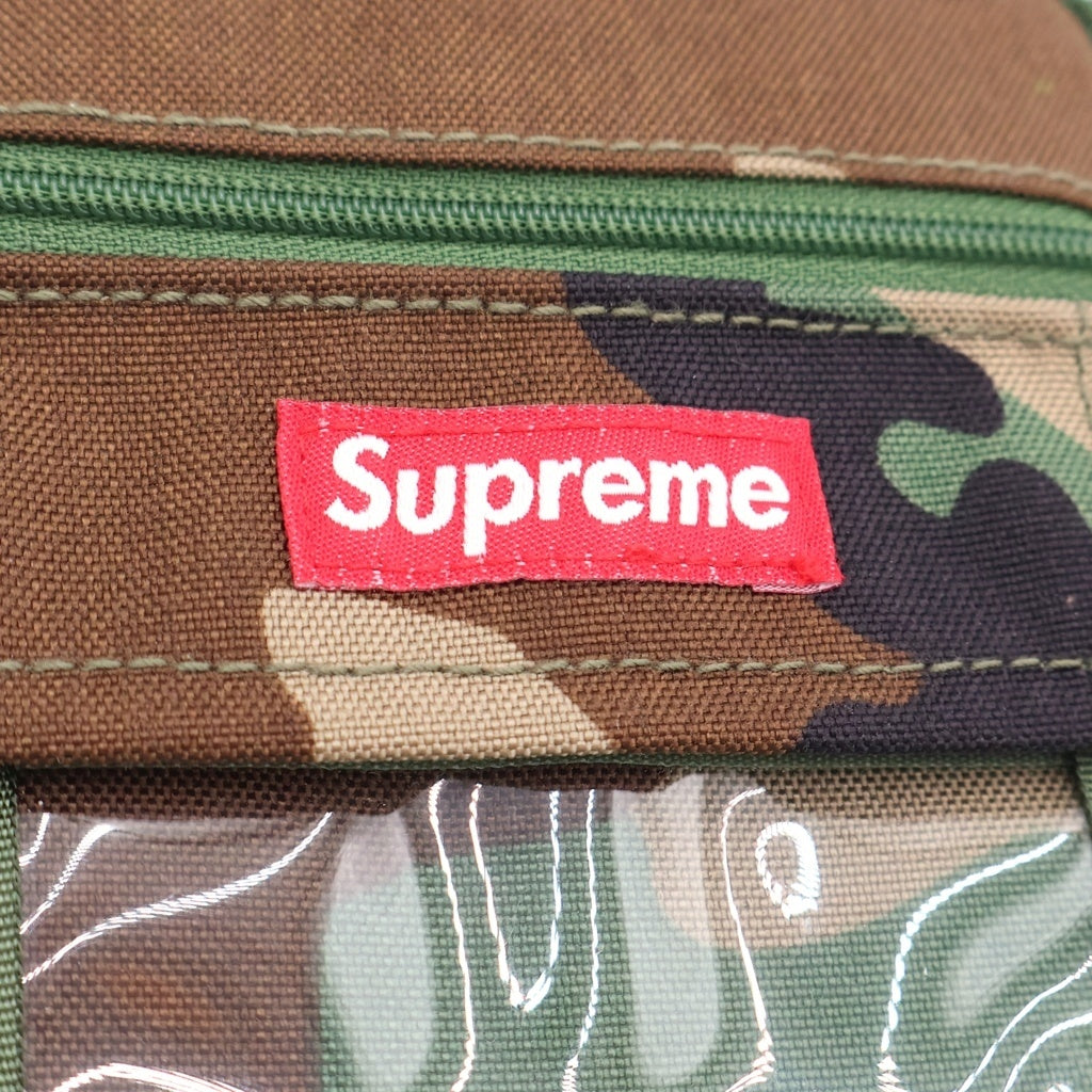 SUPREME(シュプリーム) 19SS Utility Pouch Shoulder Bag カモ総柄 ユーティリティー ショルダーポーチ カーキ レディース