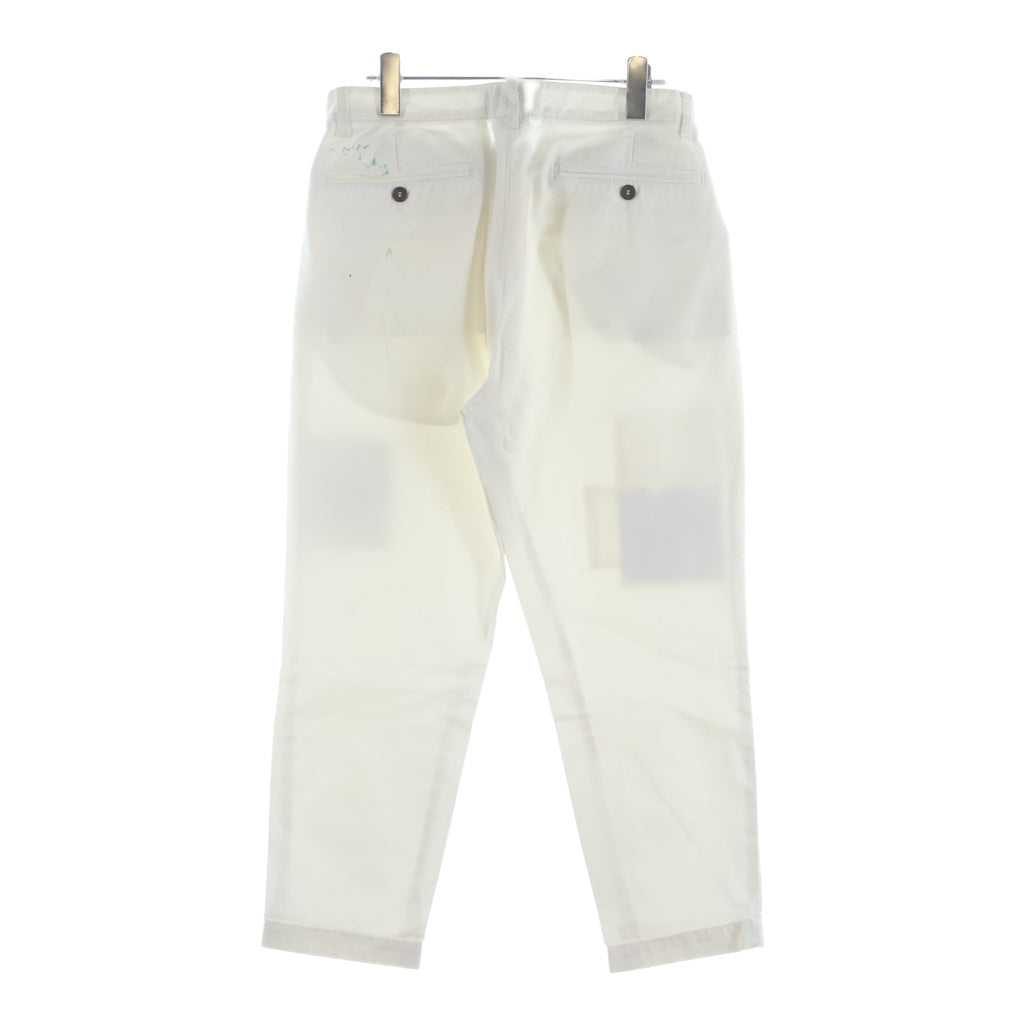 DSQUARED2(ディースクエアード) ペイント加工 ボタンフライ スリムストレート チノパン ホワイト 74KA097441794 374056549