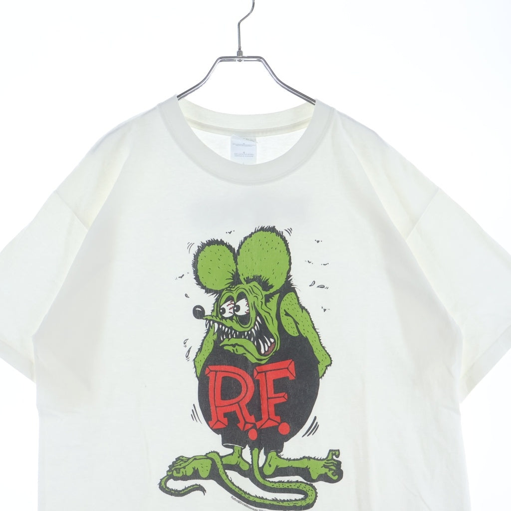 VINTAGE(ヴィンテージ) 00s RAT FINK TEE ラットフィンク フロントプリント クルーネック 半袖Tシャツ カットソー ホワイト