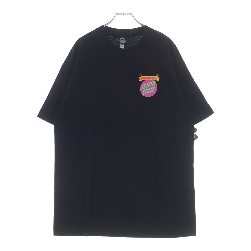 SANTA CRUZ(サンタクルーズ) 2017 × GARBAGE PAIL KIDS HEAVING HAND TEE ガーベッジ ペイル キッズ ヒービング ハンズ プリント クルーネック 半袖Tシャツ カットソー ブラック