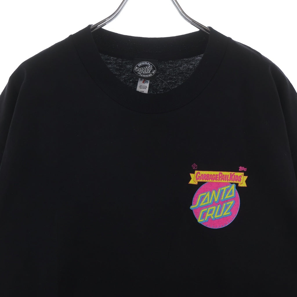 SANTA CRUZ(サンタクルーズ) 2017 × GARBAGE PAIL KIDS HEAVING HAND TEE ガーベッジ ペイル キッズ ヒービング ハンズ プリント クルーネック 半袖Tシャツ カットソー ブラック