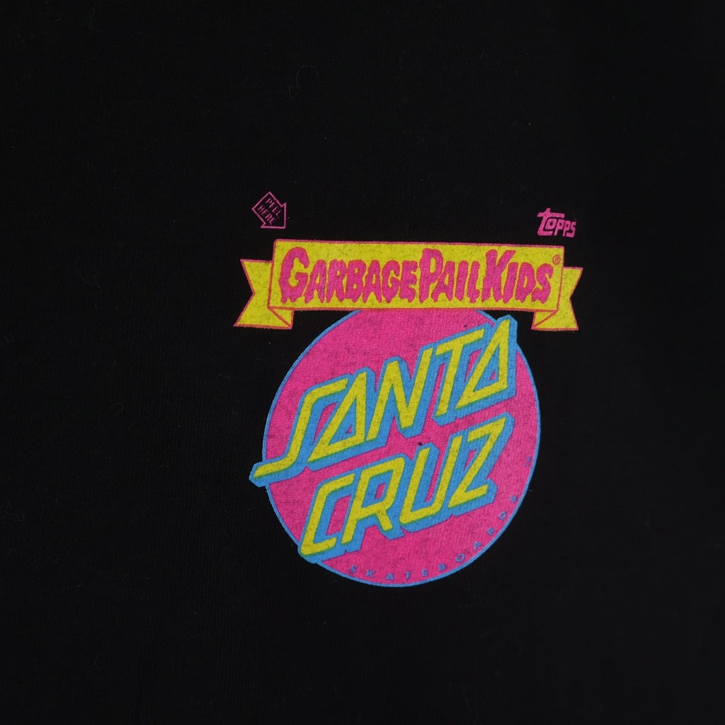 SANTA CRUZ(サンタクルーズ) 2017 × GARBAGE PAIL KIDS HEAVING HAND TEE ガーベッジ ペイル キッズ ヒービング ハンズ プリント クルーネック 半袖Tシャツ カットソー ブラック
