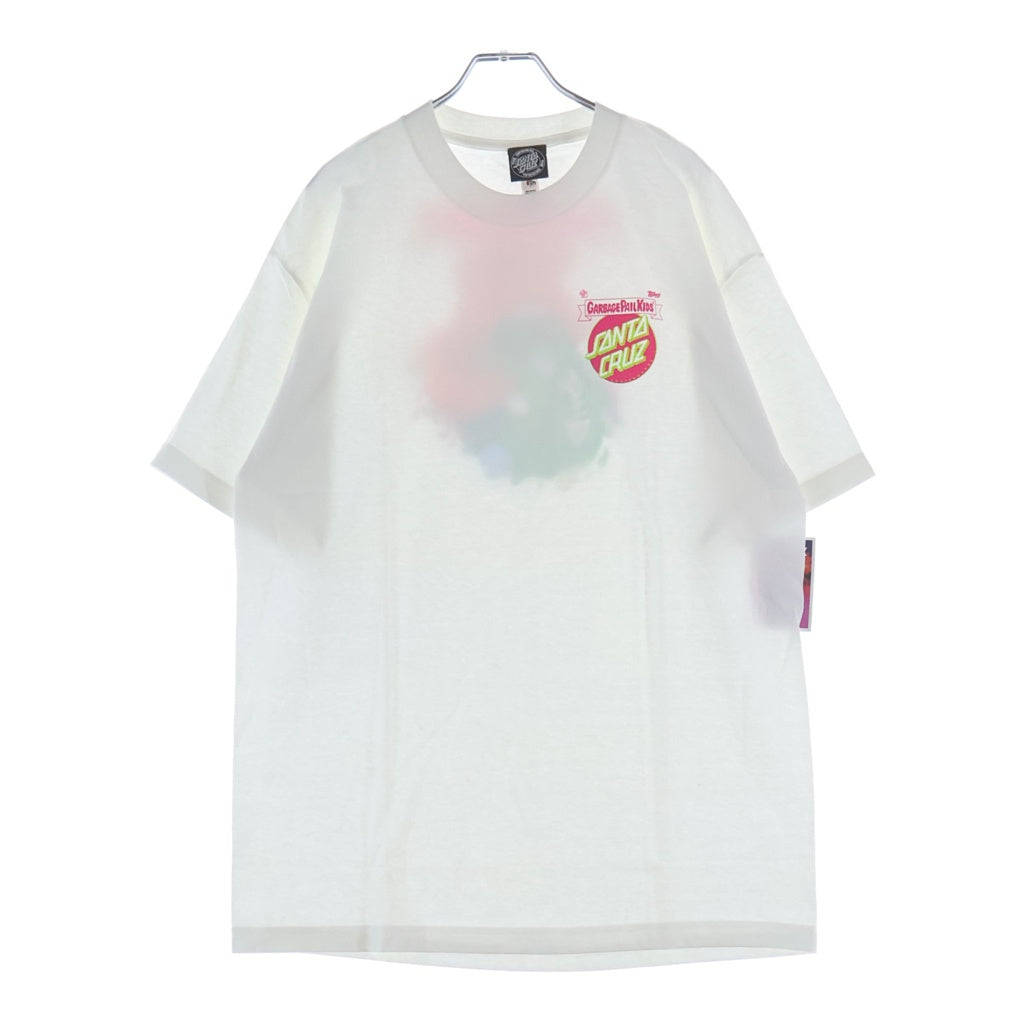SANTA CRUZ(サンタクルーズ) 2017 × GARBAGE PAIL KIDS HEAVING HAND TEE ガーベッジ ペイル キッズ ヒービング ハンズ プリント クルーネック 半袖Tシャツ カットソー ホワイト
