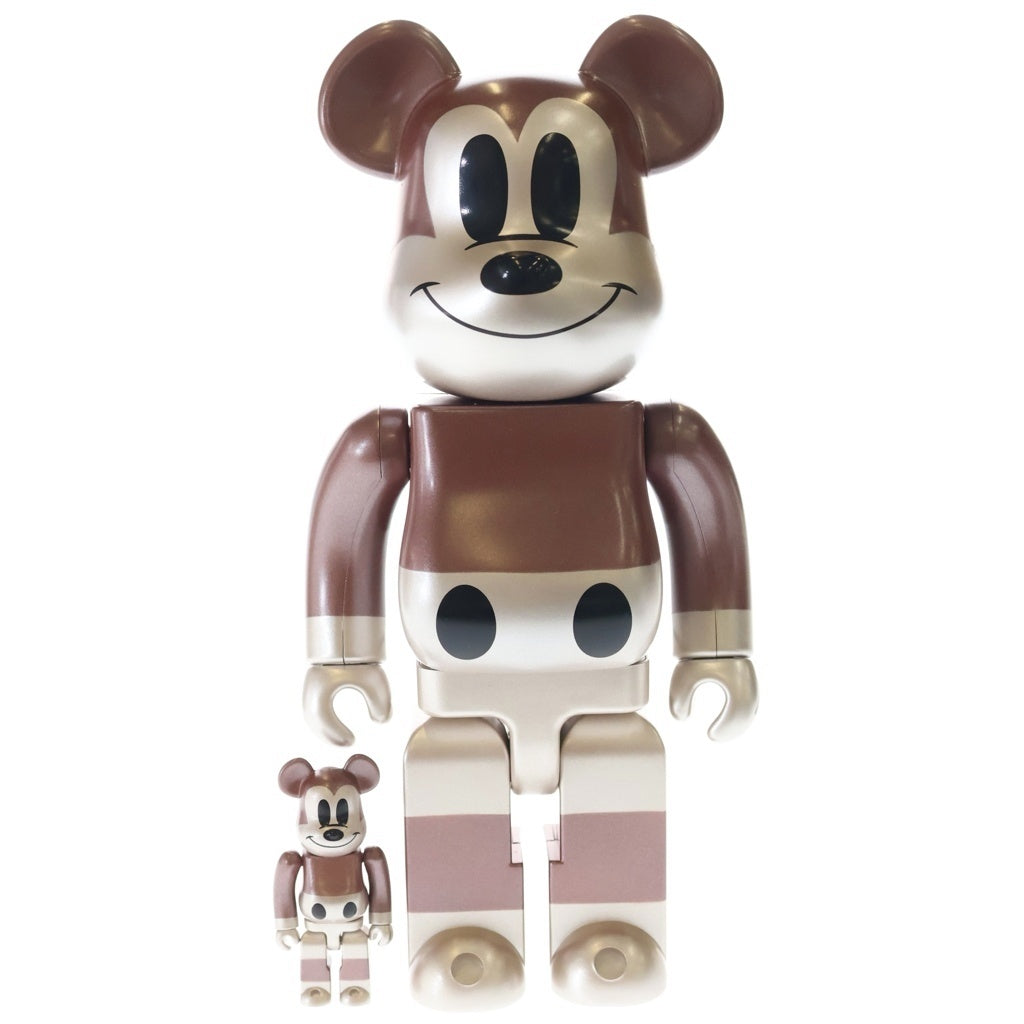 MEDICOM TOY(メディコムトイ) ×UNDEFEATED×DISNEY BE@RBRICK MICKEY THE TRUE ORIGINAL 100%&400% アンディフィーテッド ディズニー ベアブリック 90周年 ミッキー