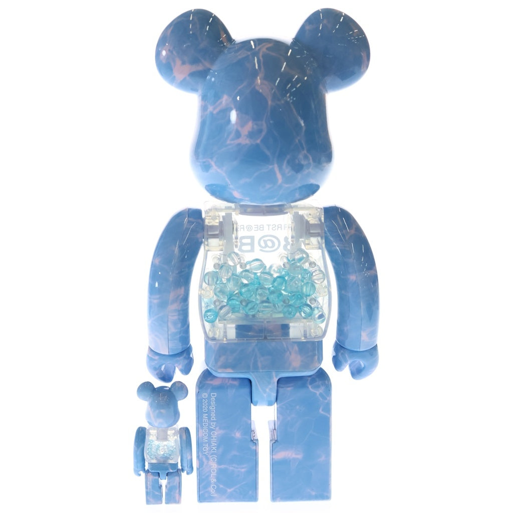 MEDICOM TOY(メディコムトイ) BE@RBRICK My First BE@RBRICK B@by WATER CREST Ver. 100%&400% マイファーストベアブリックベイビー