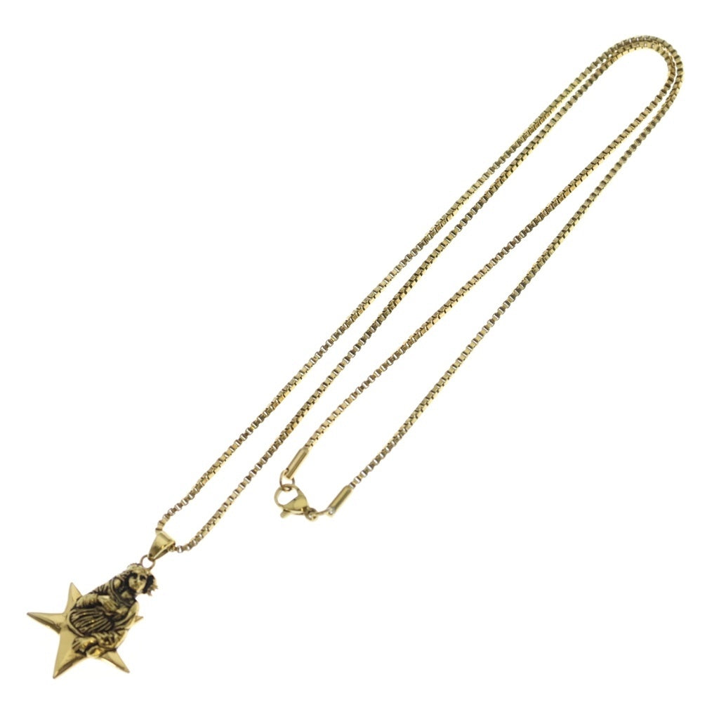 HUF(ハフ) × SMASHING PUMPKINS STAR GIRL PENDANT スマッシングパンプキンズ スターガール メタルペンダント ゴールド AC00945