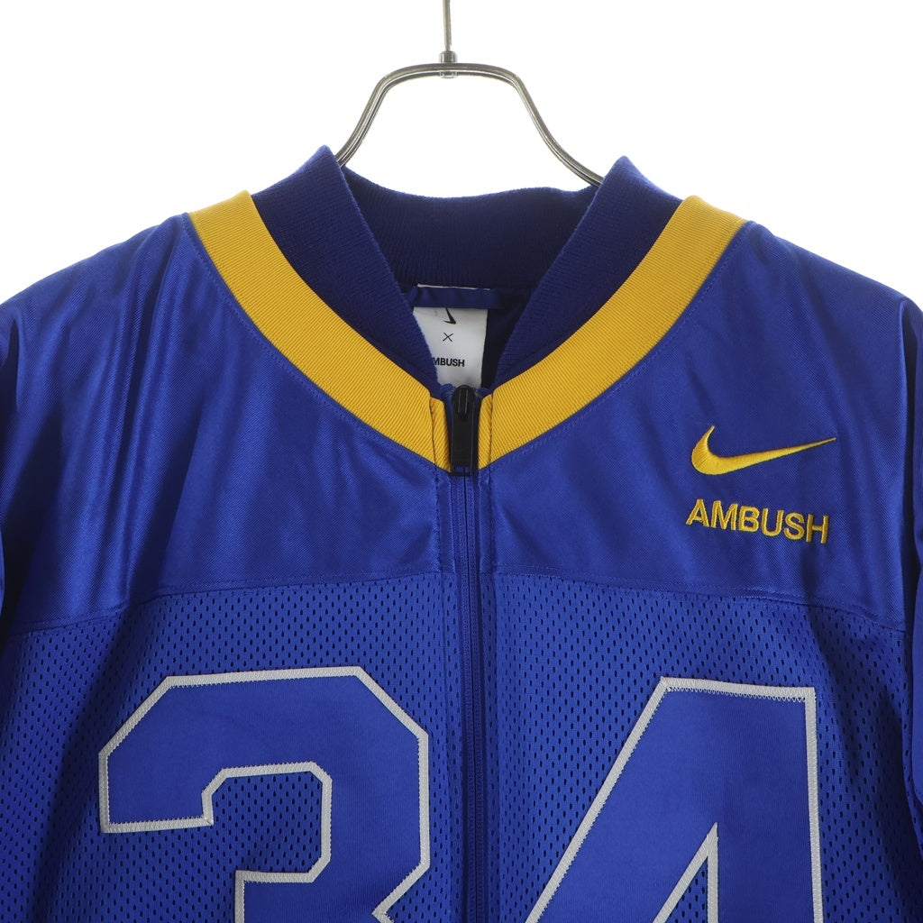 NIKE(ナイキ) ×Ambush Deep Royal Blue Blouson Jacket アンブッシュ ナンバリングレイヤード ディープ ロイヤル ブルー フルジップブルゾン ジャケット ブルー DX6917-455