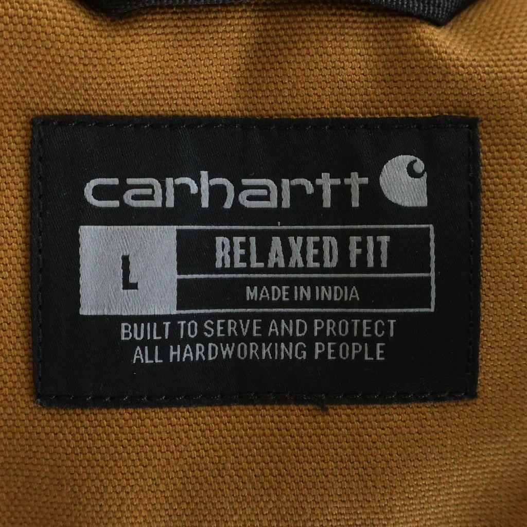 CARHARTT(カーハート) BLANKET-LINED DETROIT JACKET ロゴパッチ ジップアップ ブランケットライニング デトロイトジャケット ブラウン 103828 BRN
