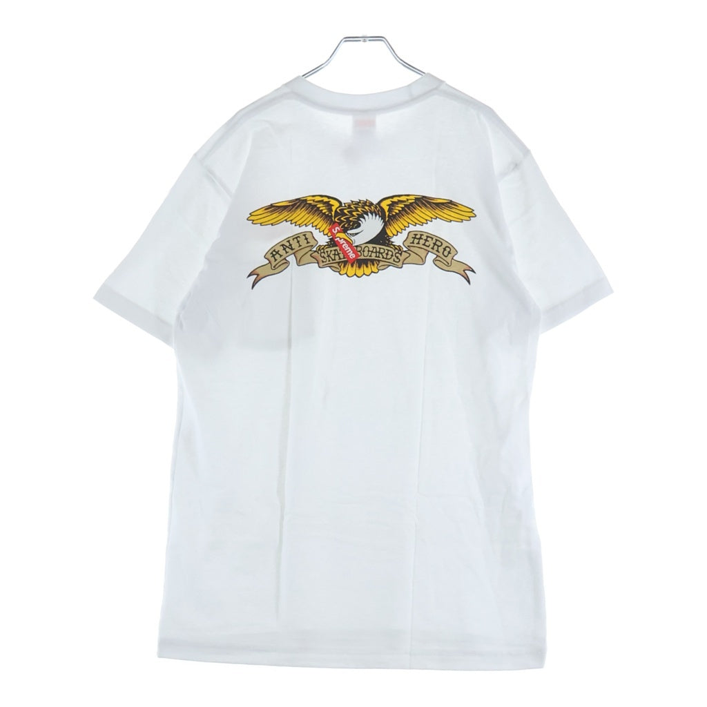 SUPREME(シュプリーム) 16SS Antihero Eagle Pocket Tee アンタイヒーロー 1ポケット 半袖Tシャツ カットソー ホワイト