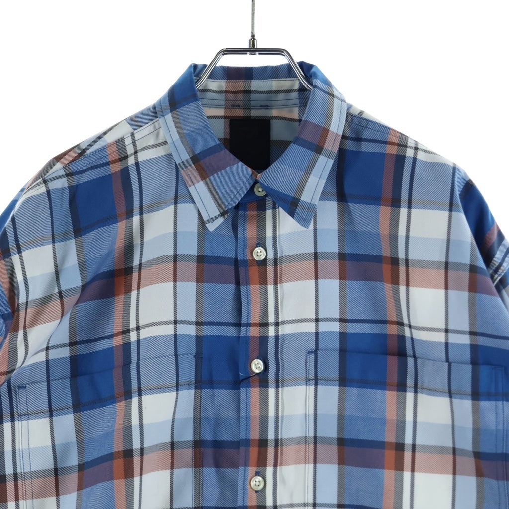 DAIWA PIER39(ダイワ ピアサーティナイン) Tech Work Shirts Flannel Plaids チェック フランネル 長袖 ワーカーシャツ ブルー BE-88022