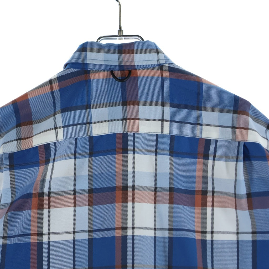 DAIWA PIER39(ダイワ ピアサーティナイン) Tech Work Shirts Flannel Plaids チェック フランネル 長袖 ワーカーシャツ ブルー BE-88022