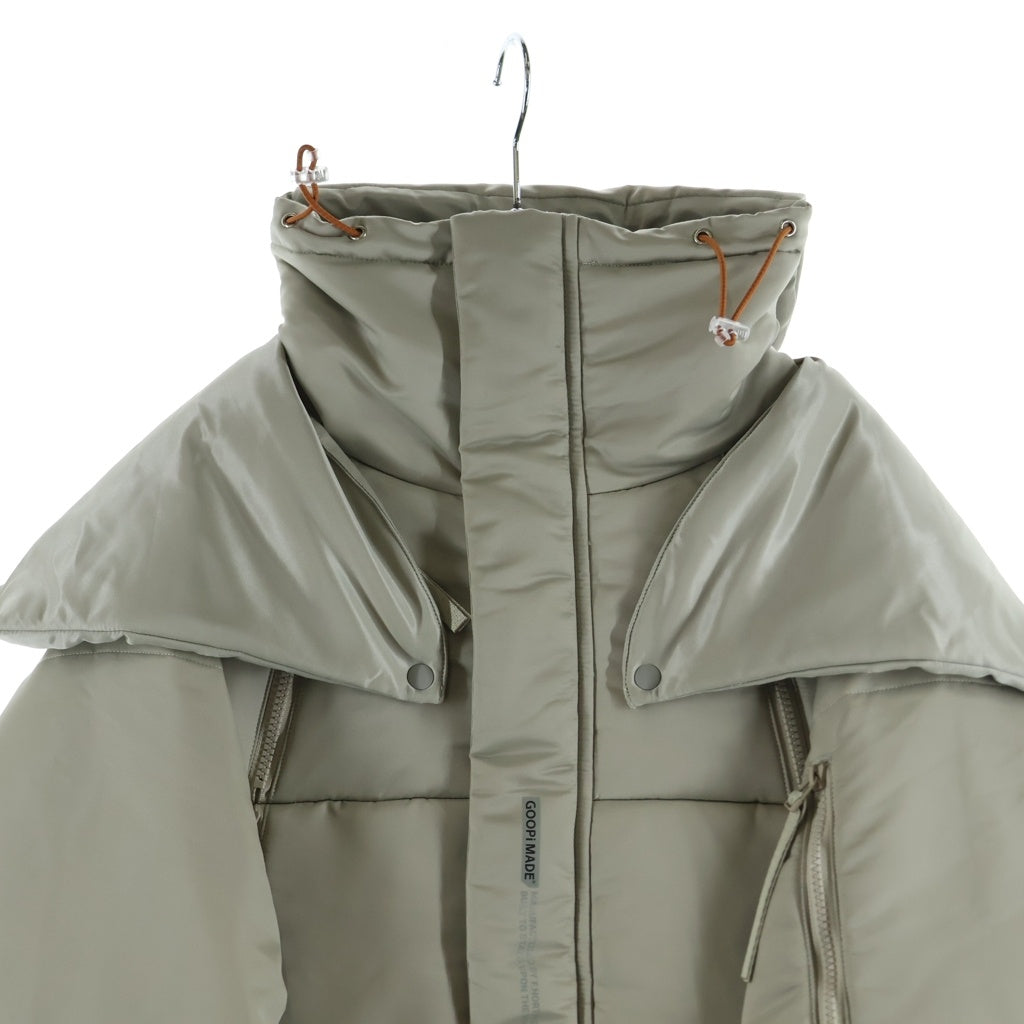 TIGHTBOOTH(タイトブース) GOOPiMADE D-System Padding Monster Parka グーピーメイド Dシステム パディングモンスターパーカー ジップアップジャケット ベージュ