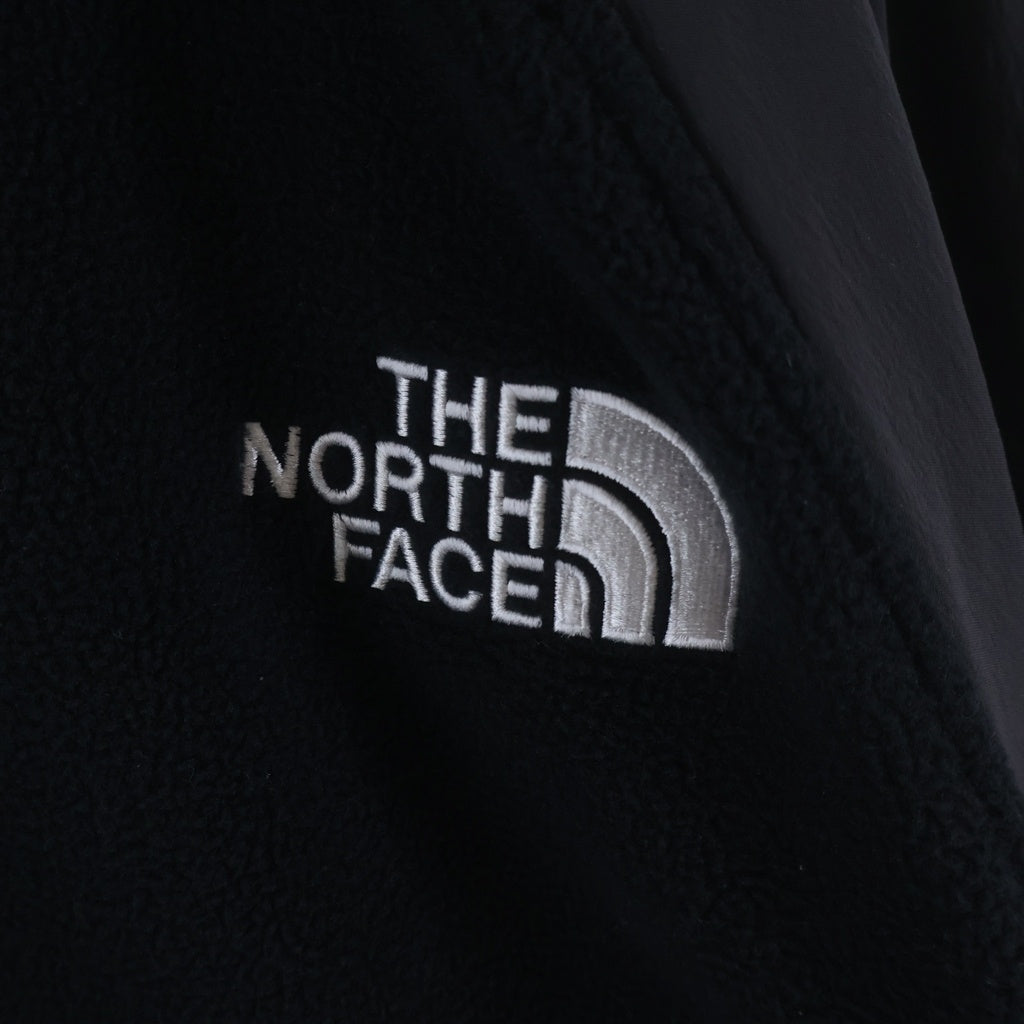 THE NORTH FACE(ザノースフェイス) BANFF EX FLEECE JACKET ロゴ刺繍 ジップアップ スタンドネックフリースジャケット ブラック NJ4FR55J