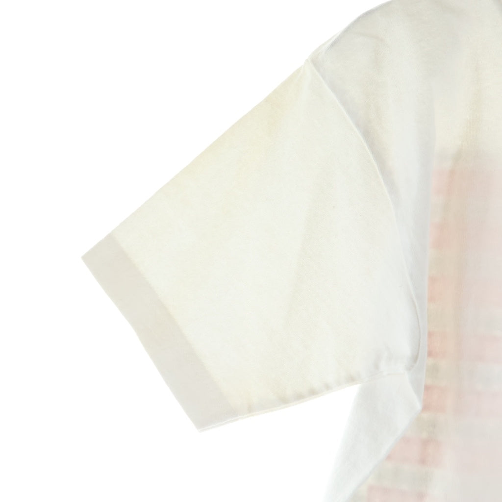 CHROME HEARTS(クロムハーツ) OLD AMERICAN FLAG TEE オールド アメリカンフラッグTシャツ 星条旗 ホースシュープリント 半袖カットソー ホワイト