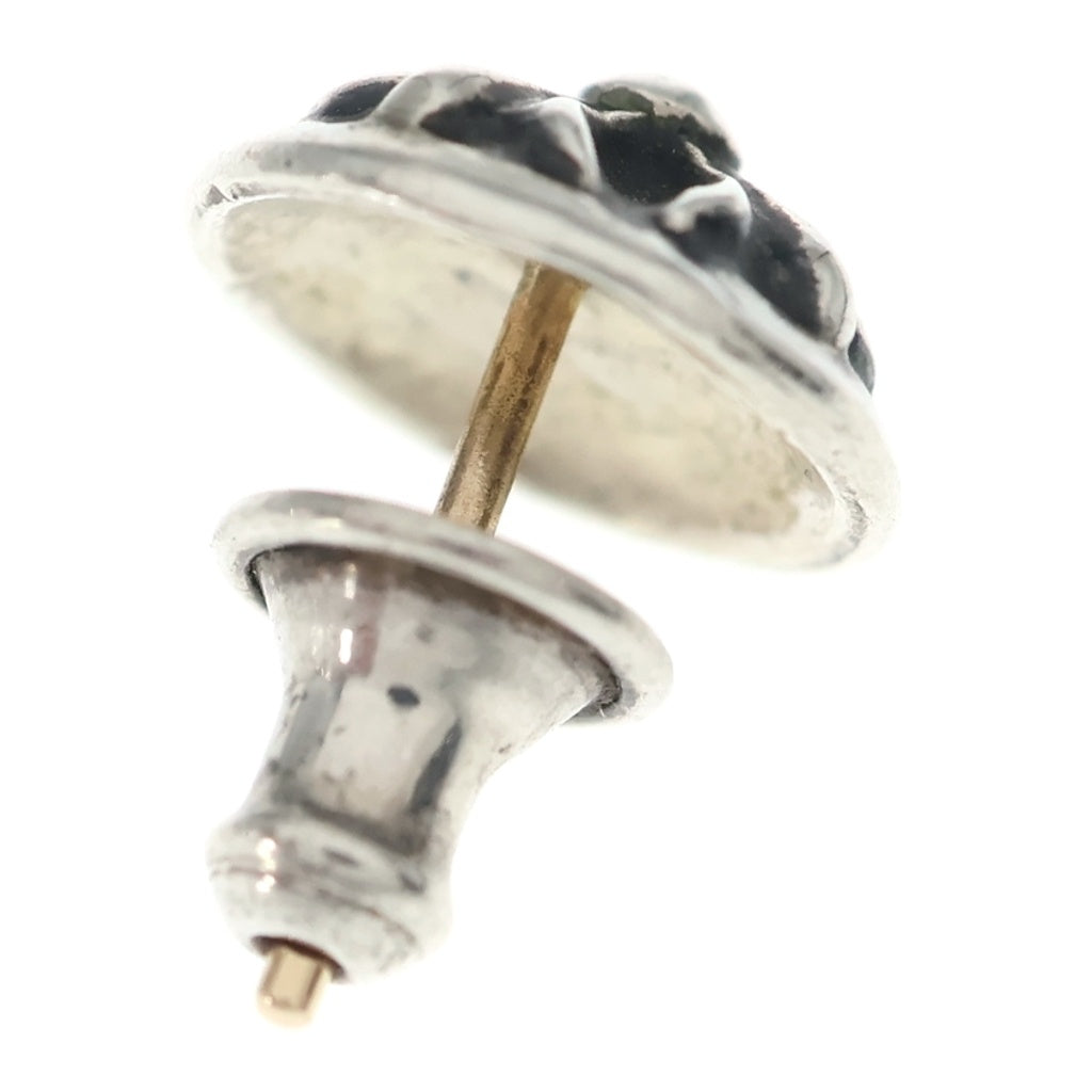 CHROME HEARTS(クロムハーツ) STUD CRSBLL クロスボールスタッドピアス シルバー BCA110