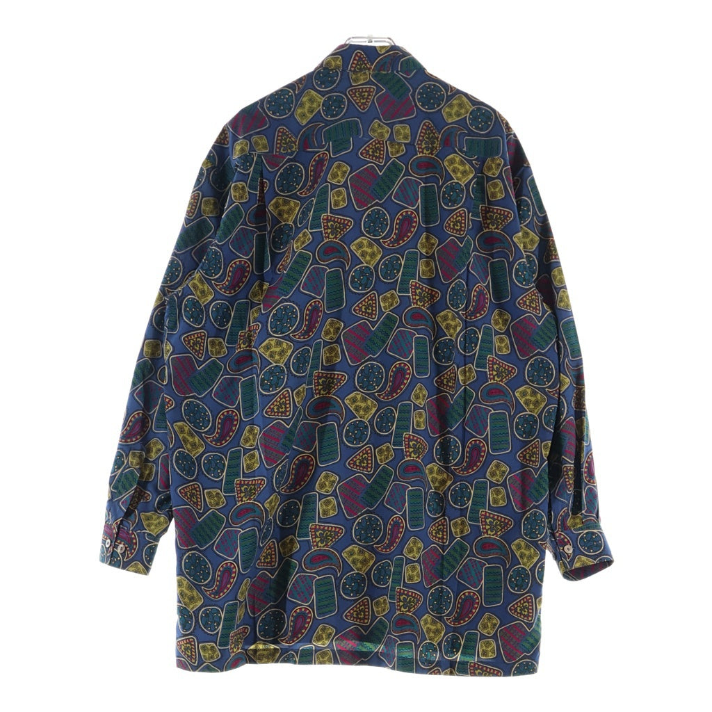 BALENCIAGA(バレンシアガ) ペイズリー 総柄 ポリエステル 長袖シャツ マルチ