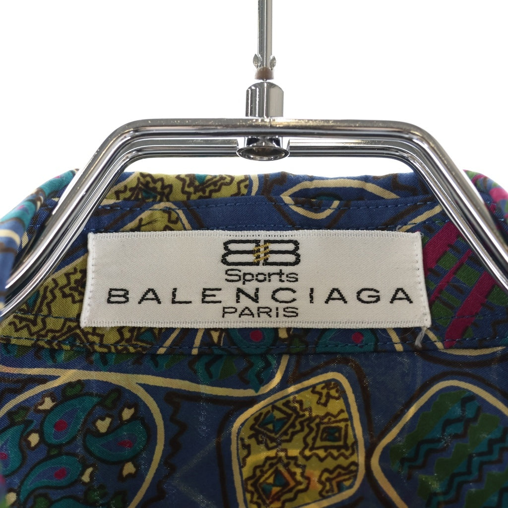 BALENCIAGA(バレンシアガ) ペイズリー 総柄 ポリエステル 長袖シャツ マルチ