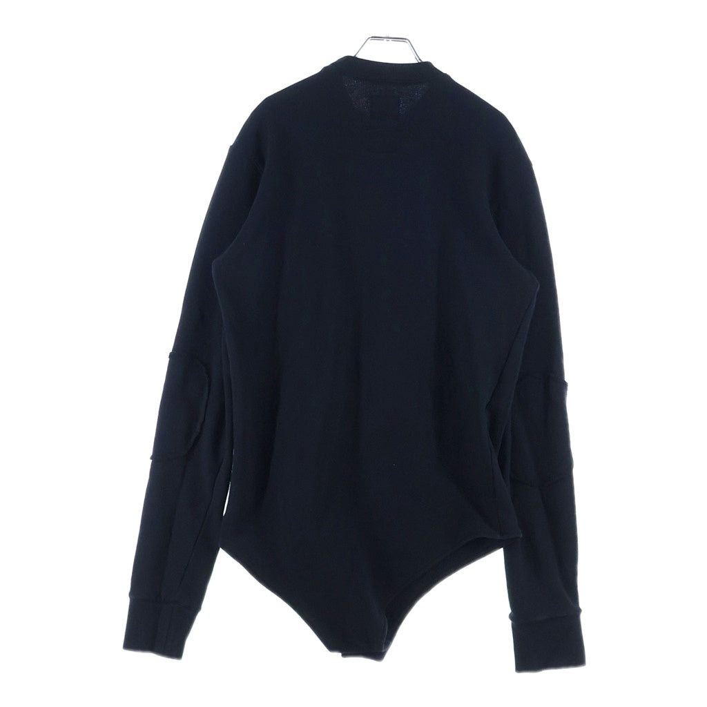 Rick Owens(リックオウエンス) ×Champion Logo Embroidered Sweat チャンピオン ロゴ刺繍 クルーネック スウェット トレーナー ブラック CM20S0008-215089