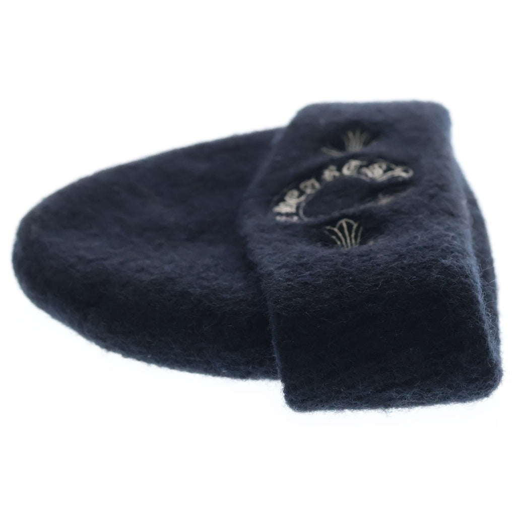 CHROME HEARTS(クロムハーツ) WOOL WATCH CAP CHプラス ホースシューニットキャップ ビーニー帽子 ブラック