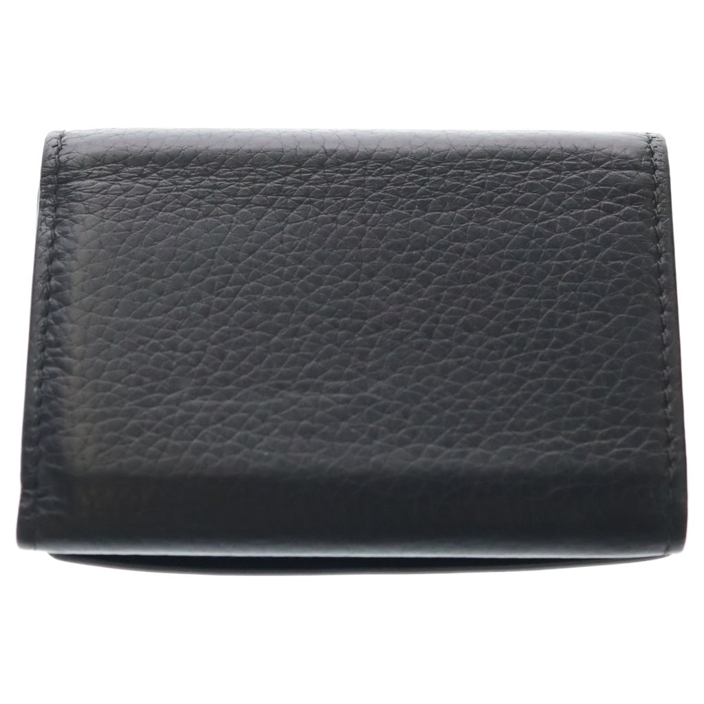 GIVENCHY(ジバンシィ) 4G Compact Wallet In Grained Leather 4G レザー コンパクトウォレット 財布 ブラック