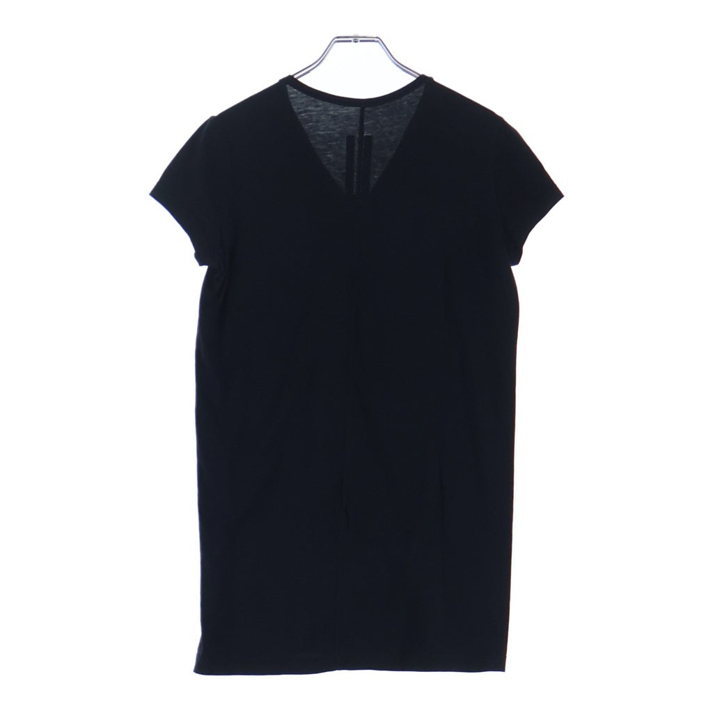 Rick Owens DRKSHDW(リックオウエンス ダークシャドウ) Geo Panel Design Tee パネルデザイン 半袖Tシャツ カットソー ブラック DU17S5251