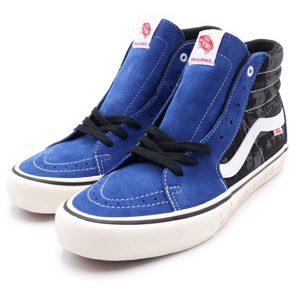 VANS(ヴァンズ) 2020 ×ロッティーズ スケートハイ プロ リミテッド フレイムパターン ハイカットスニーカー ブルー/ブラック US10/28cm VN0A4VCF2F21