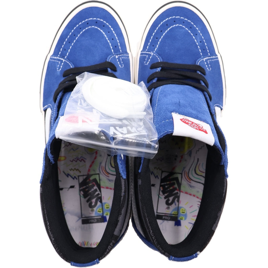 VANS(ヴァンズ) 2020 ×ロッティーズ スケートハイ プロ リミテッド フレイムパターン ハイカットスニーカー ブルー/ブラック US10/28cm VN0A4VCF2F21
