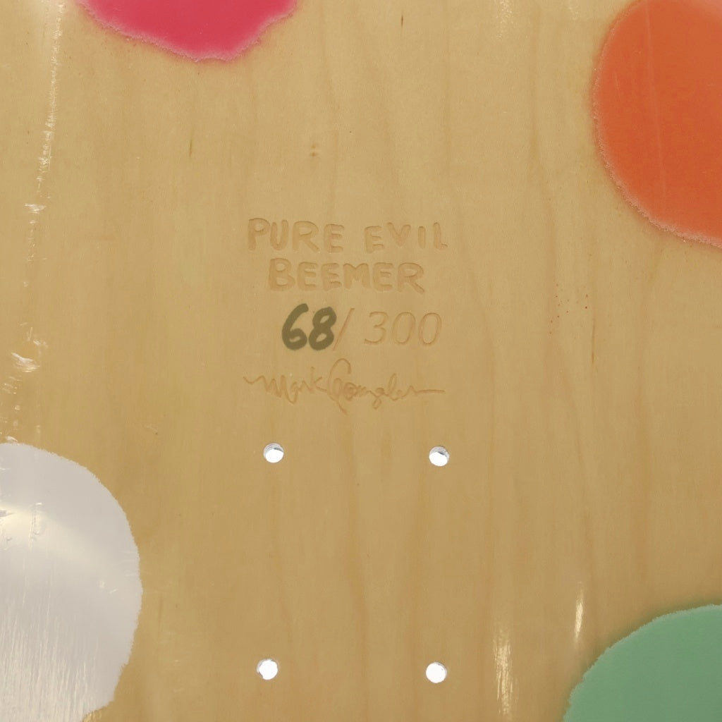 MARK GONZALES(マークゴンザレス) 2017 × KROOKED 1st Edition Pure Evil Beemer Skateboard Deck クルキッド 世界300枚限定 ファーストエディション アートスケートボード デッキ マルチ