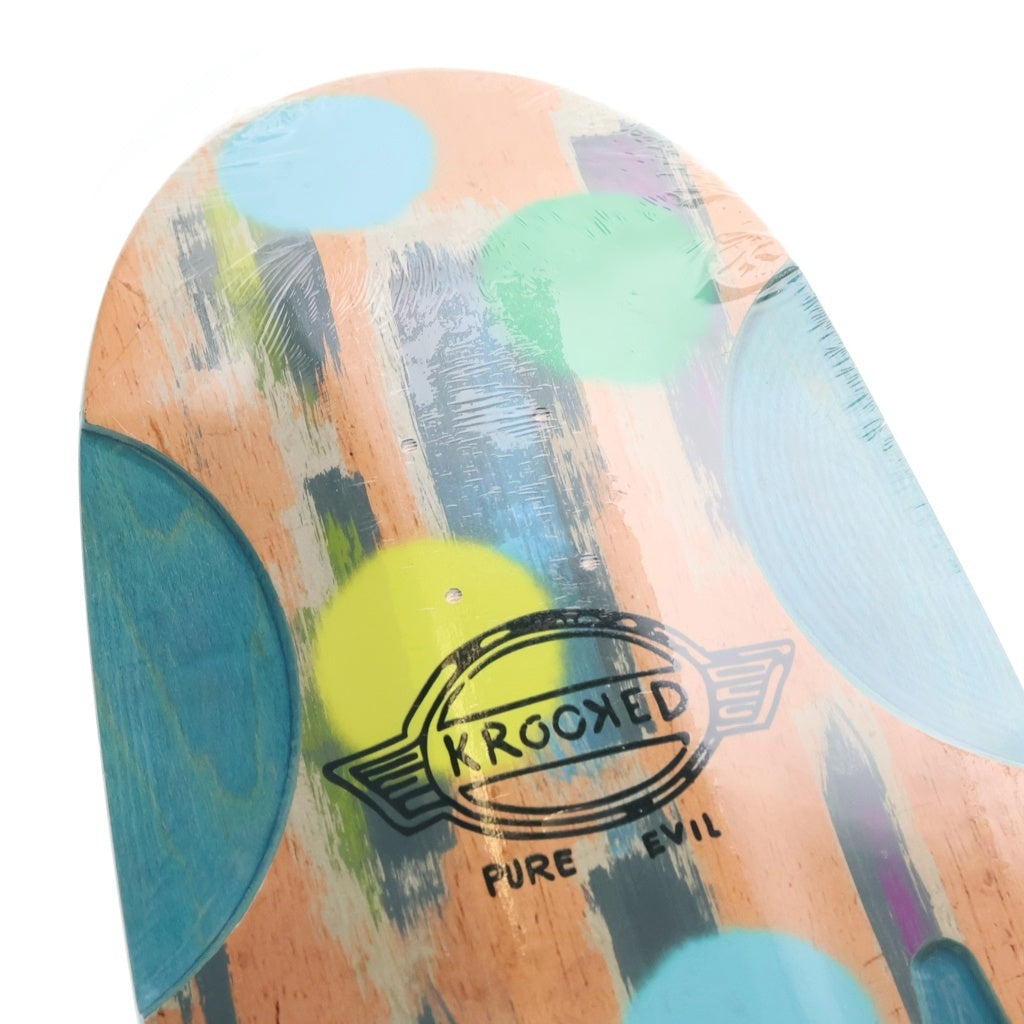 MARK GONZALES(マークゴンザレス) 2017 × KROOKED 1st Edition Pure Evil Beemer Skateboard Deck クルキッド 世界300枚限定 ファーストエディション アートスケートボード デッキ マルチ
