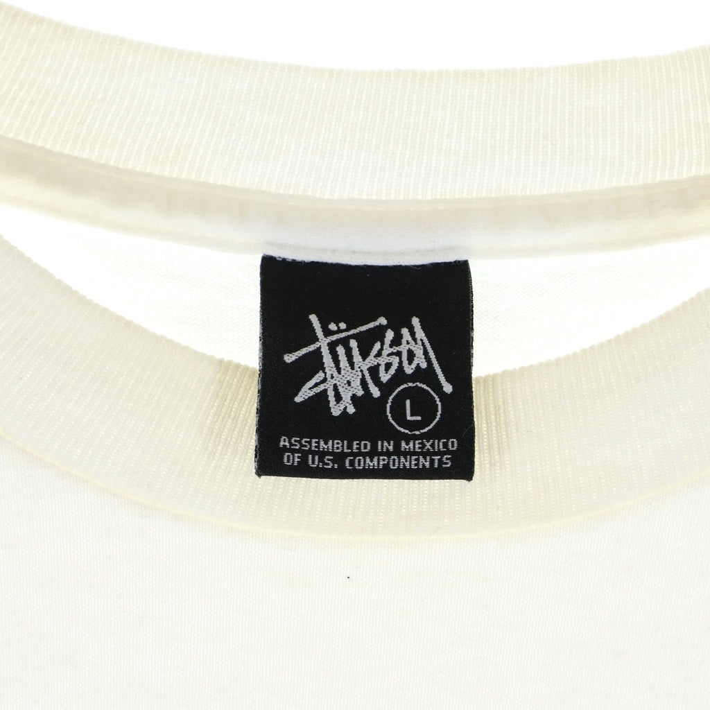 STUSSY(ステューシー) 00s × Peter Tosh S/S Tee OLD STUSSY ピーター・トッシュ フォトプリント クルーネック 半袖Tシャツ カットソー ホワイト