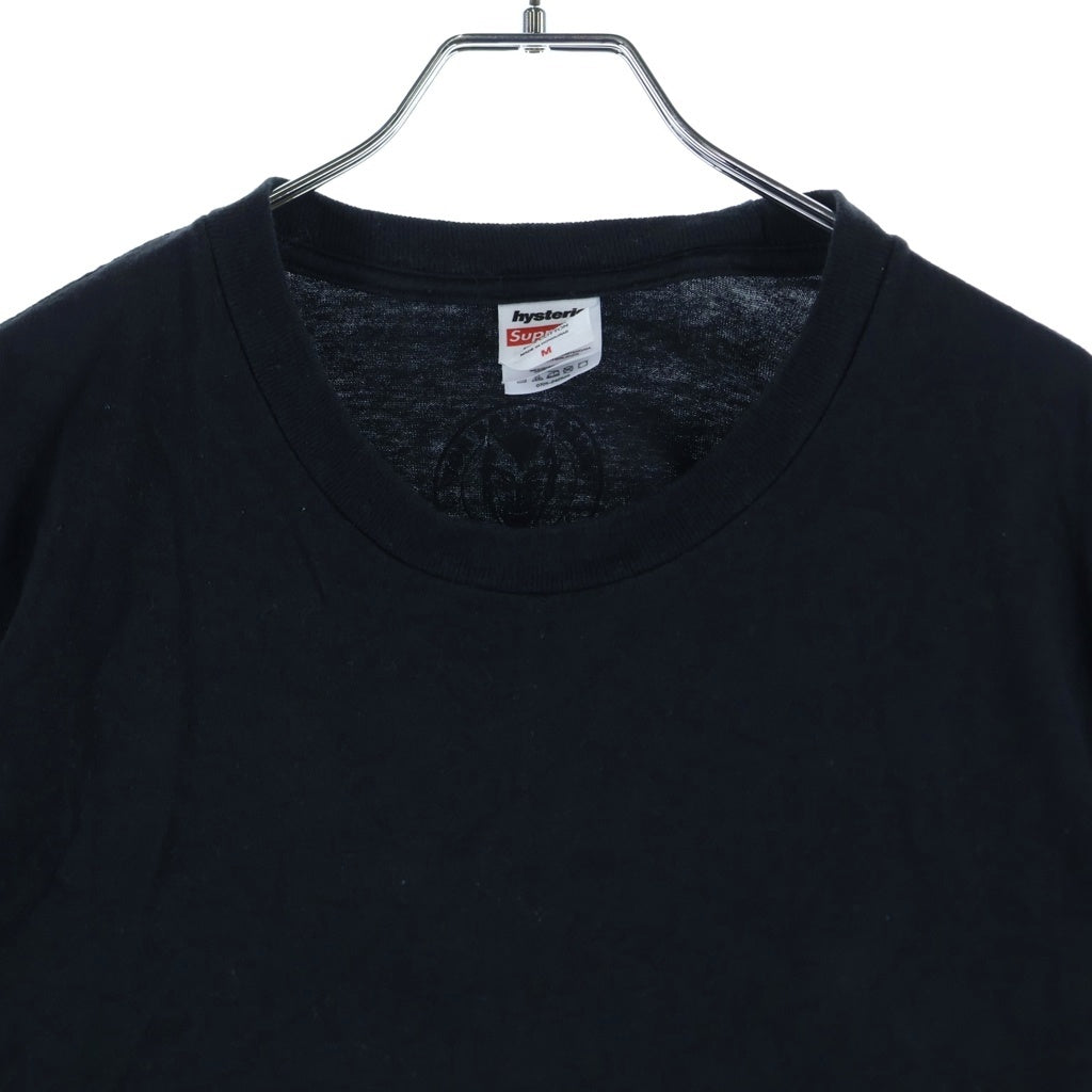 SUPREME(シュプリーム) 24AW ×Hysteric Glamour HG Fuck Tee ヒステリックグラマー ファック プリント クルーネック 半袖Tシャツ カットソー ブラック