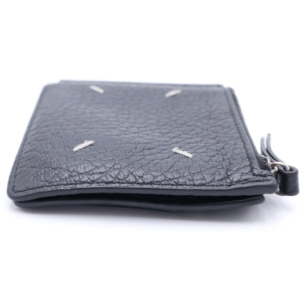 Maison Margiela(メゾンマルジェラ) WALLET SLIM 2 PINCER 4ステッチ レザー 二つ折り マネークリップ ブラック SA1UI0022 P4455