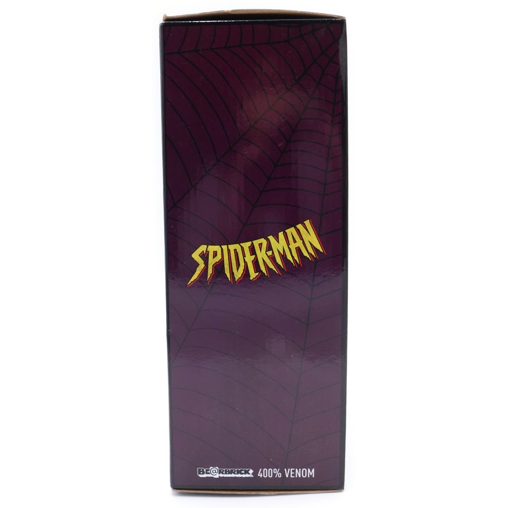 MEDICOM TOY(メディコムトイ) BE@RBRICK 400% MARVEL SPIDER-MAN VENOM ベアブリック マーベル スパイダーマン ヴェノム フィギュア 人形 ブラック
