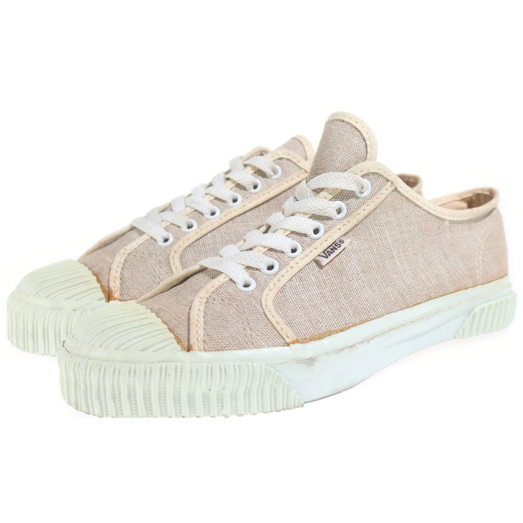 VANS(ヴァンズ) 90s Plimsoll USA製 プリムソール 麻 ローカットスニーカー ベージュ US9.5/27.5cm 204128
