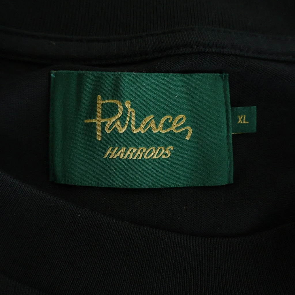 Palace Skateboards(パレススケートボーズ) 21AW × Harrods L/S Tee ハロッズ バックプリント クルーネック ロングスリーブ 長袖Tシャツ ブラック P21LS045