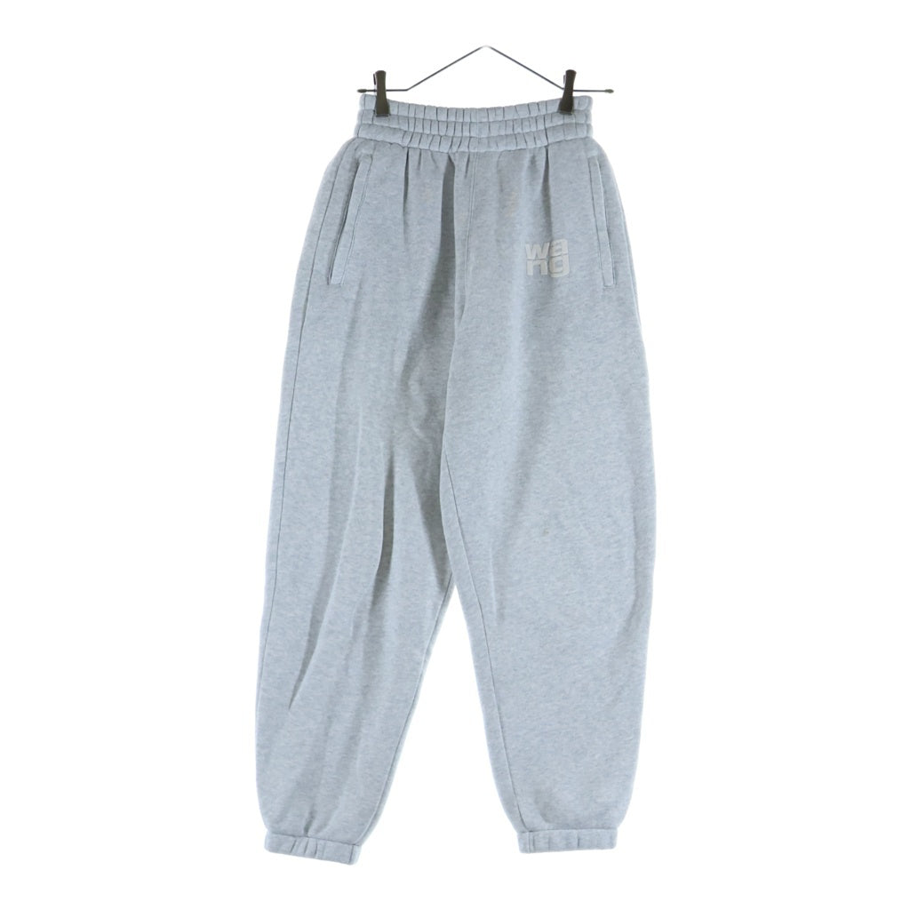 ALEXANDER WANG(アレキサンダーワン) Logo Crewneck Sweatpants ロゴ スウェットパンツ グレー 4CC3224348