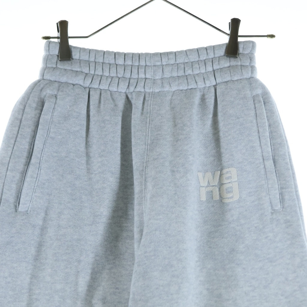 ALEXANDER WANG(アレキサンダーワン) Logo Crewneck Sweatpants ロゴ スウェットパンツ グレー 4CC3224348