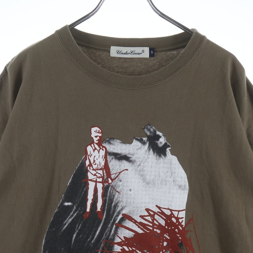 UNDERCOVER(アンダーカバー) 24SS 24SS FACE LOST Tee グラフィックプリント クルーネック 半袖Tシャツ カットソー ブラックUC1D3805