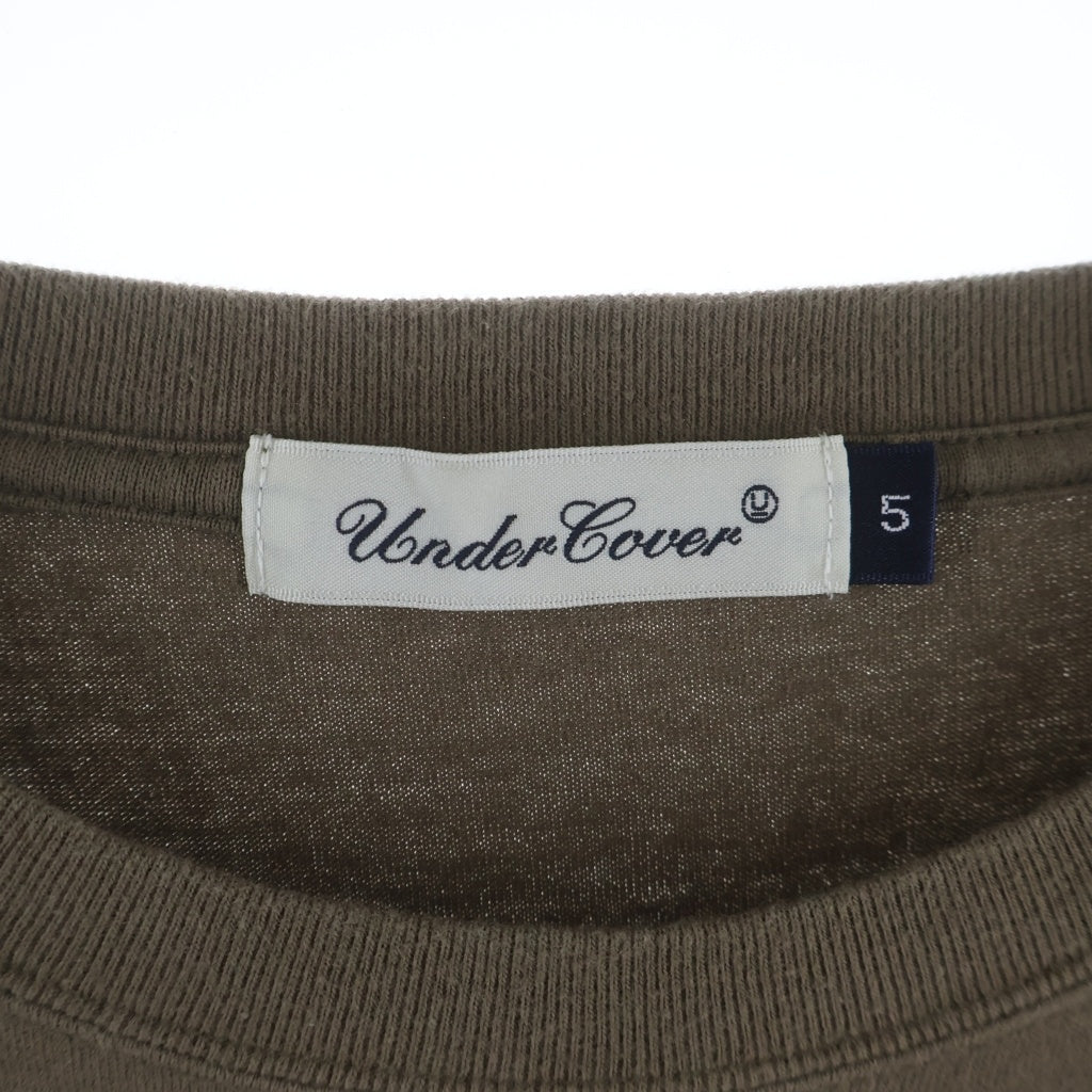 UNDERCOVER(アンダーカバー) 24SS 24SS FACE LOST Tee グラフィックプリント クルーネック 半袖Tシャツ カットソー ブラックUC1D3805