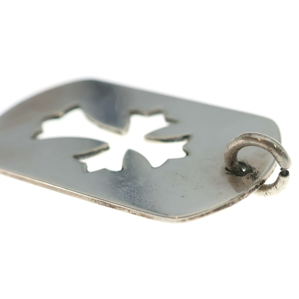 CHROME HEARTS(クロムハーツ) D TAG LRG CO CRS カットアウトクロスドッグタグ ラージ ペンダントトップ シルバー BCA239